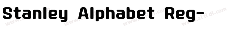 Stanley Alphabet Reg字体转换